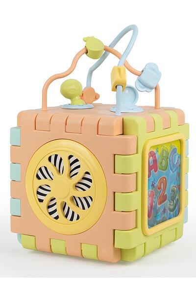 Dolu 2 in 1 Educational Cube and Puzzle - Standard Standard