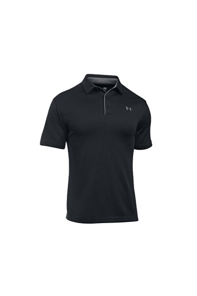 Under Armour Guler polo negru pentru bărbați tricou