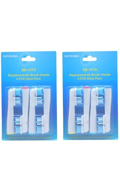 Choice3 8 pcs 8pcs For Dual Clean Electric Toothbrush Head Replacements Soft ...