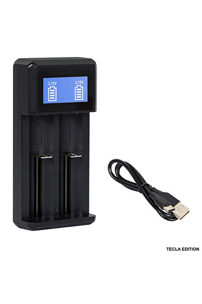 TECLA EDITION Încărcător universal XN-109 pentru baterii 18650, AA și AAA - 2...