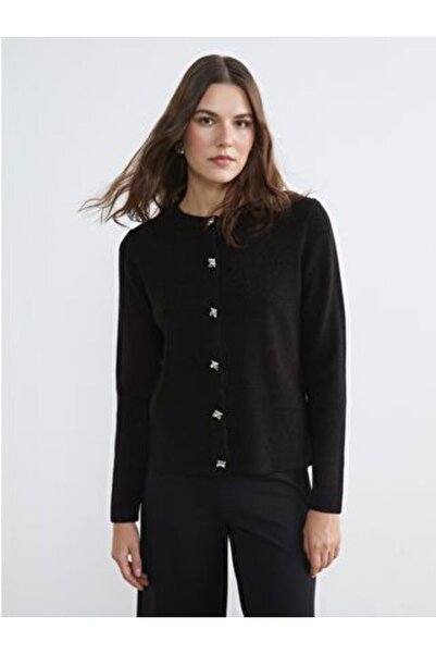 LC Waikiki Crew Neck Women's Knitwear Cardigan