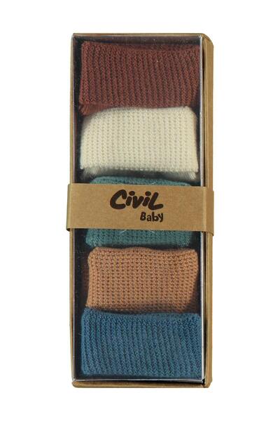 Civil Baby Бебешки чорапи, 5 чифта, 6-12 месеца - Стандартни Стандартни
