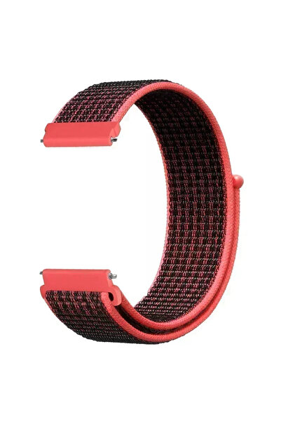 Choice68 22mm Width Band Red black For COROS PACE 3 Sports Nylon Strap Band W...