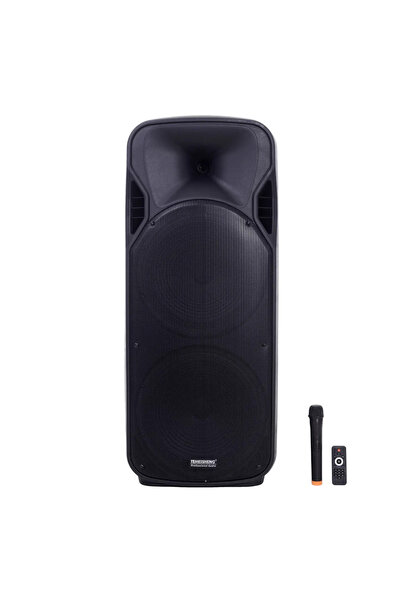 AT Performance Boxă portabilă profesională A15-15, microfon wireless Bluetoot...