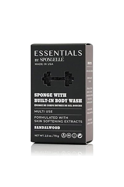 SPONGELLÉ Essentials By Spongelle Men's Sandalwood Body Wash Infused Buffer 7...
