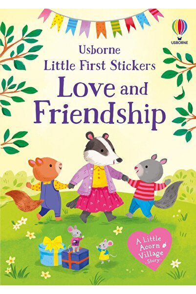 Usborne ملصقات ليتل فيرست: الحب والصداقة
