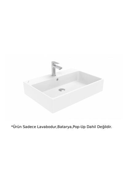 Creavit NX270 Next Tezgah Üstü Kare Lavabo Beyaz 70cm