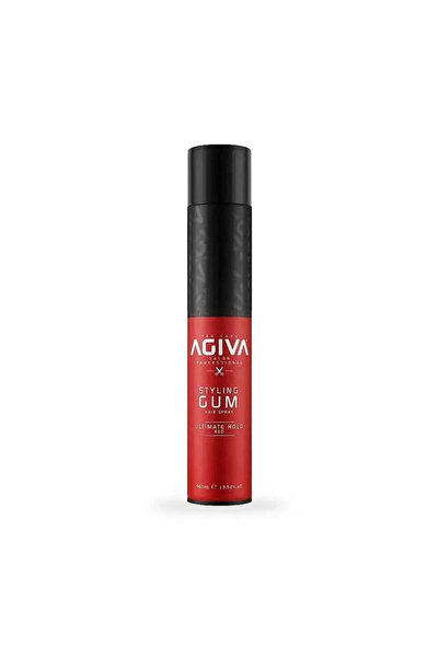 Agiva Gumă spray pentru coafat păr - Roșu 400 ml