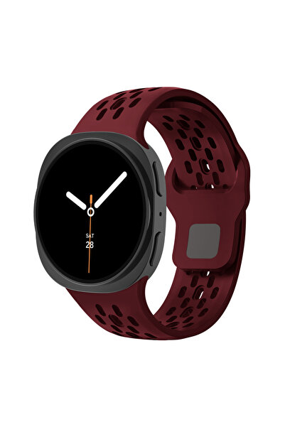 Choice Galaxy watch 8 40mm Wine red Silicone straps for Watch 8 Strap 40/44mm...