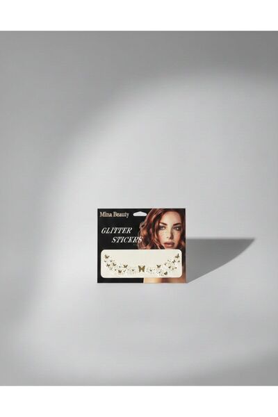 MİNA BEAUTY Kelebek Çil Dövme Sticker Doğal Görünümlü Çil Bantları Geçici Çil...