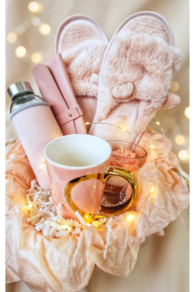 NODITTUDE 🍑Gift basket "Comfort in peach shades"