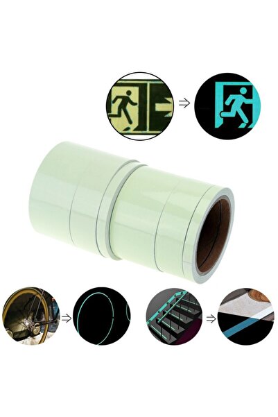 OEM Self-adhesive luminous fluorescent tape glow turquoise 2 cm