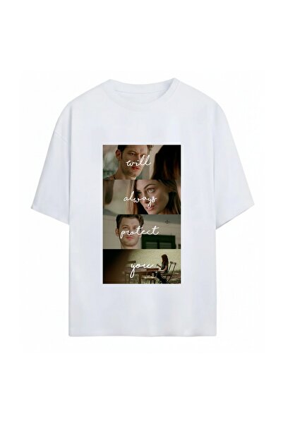 SVART WEAR تي شيرت مطبوع للجنسين من The Originals مقاس كبير