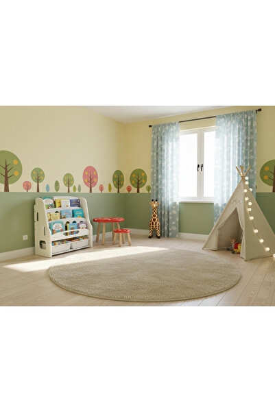 CREALISOL MontiMini: 4 Katlı Montessori Çocuk Kitaplığı - Geniş Kütüphane ve ...