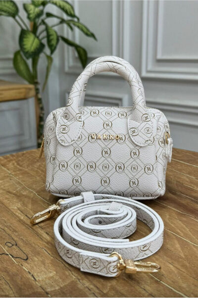 Novamiy Women's Mini Speedy Monogram Pattern Hand and Shoulder Bag with Adjus...