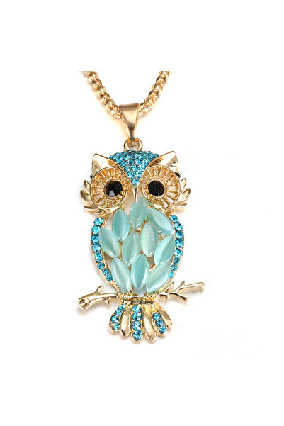 choice2 1pcs Necklace MODKISR Hollow Golden Zircon Lady pendant Box Owl Aroma...
