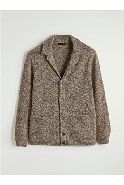 LC Waikiki Standard Fit Wool Blend Men's Knitwear Cardigan