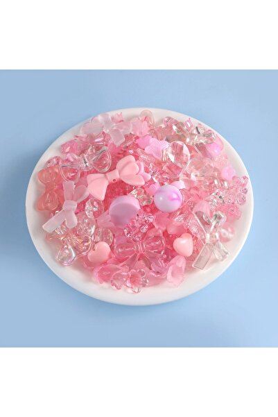 Choice1 Pink 1bag Mixing Style Candy Color Acrylic Beads For DIY Handmade Bra...