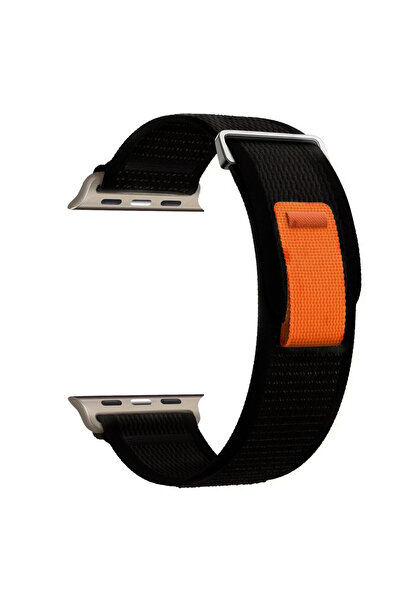 Choice سوار أسود من النايلون مقاس 38، 40، 41، S11(10)42MM، مناسب لساعات Ultra...