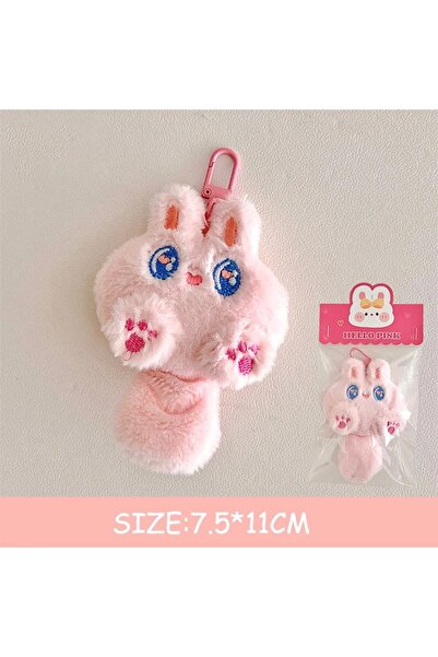 Choice 4 Cute Plush Long Tailed Cat Keychain Kawaii Cartoon Doll Toy Bag Pend...