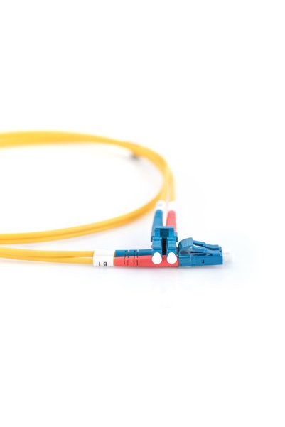 Generic Brand Fiber Patch Cord, Duplex, Lc to Lc Sm Os2 09/125 Æ, 2 Meters