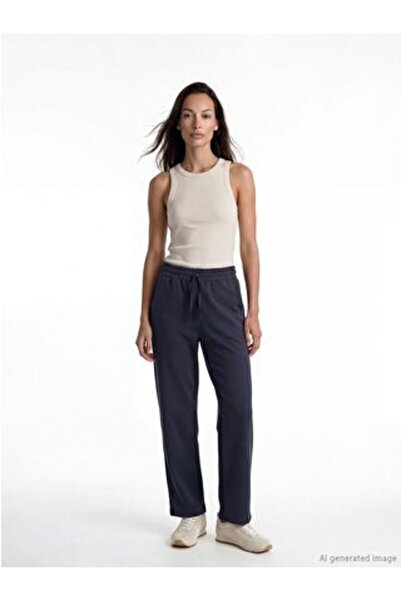 LC Waikiki Women's Wide Leg Sweatpants with Elastic Waist