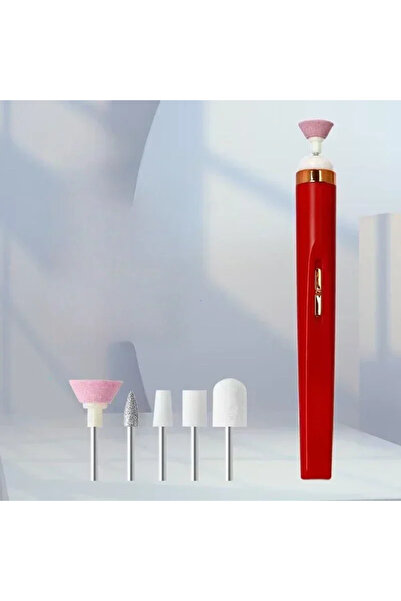 choice2 Red Nail Polishing Machine Electric Nail Grinder With Light Portable ...