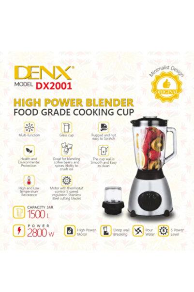 Denx High Power Electric Blender from DX 2001