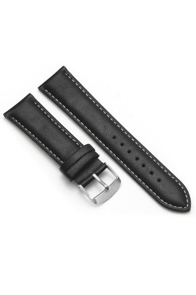 Choice4 22mm Black White 20mm 22mm Brown PU Leather Strap Suitable for Men's ...