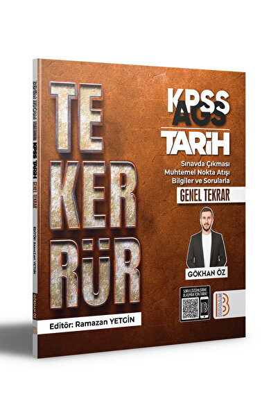 Benim Hocam Yayınları TEKERRÜR KPSS AGS Tarih Genel Tekrar