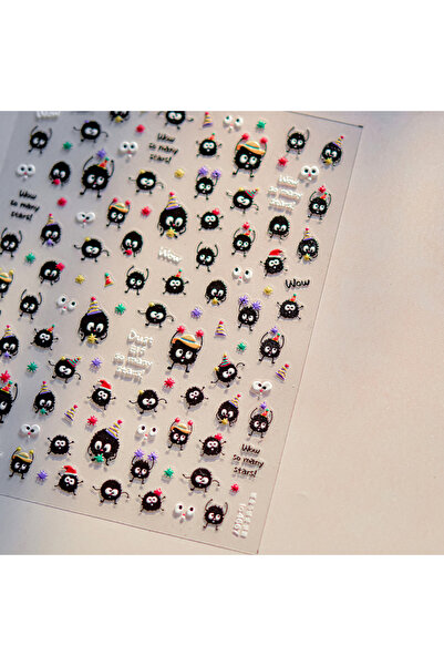 Choice قطعة واحدة من ملصقات الأظافر المنقوشة خماسية الأبعاد على الطراز اليابا...