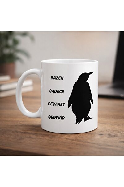 sylar Sometimes All You Need Is Courage Mug Penguin Design Porcelain Mug Insp...