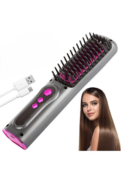 zola 2-in-1 cordless electric brush, 3 settings, 200°C, 4000mAh, 20x5x3.5 cm