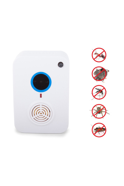 zola Dispozitiv antirozătoare 230V, 2 frecvențe reglabile, 10,3x8x4,5 cm, alb
