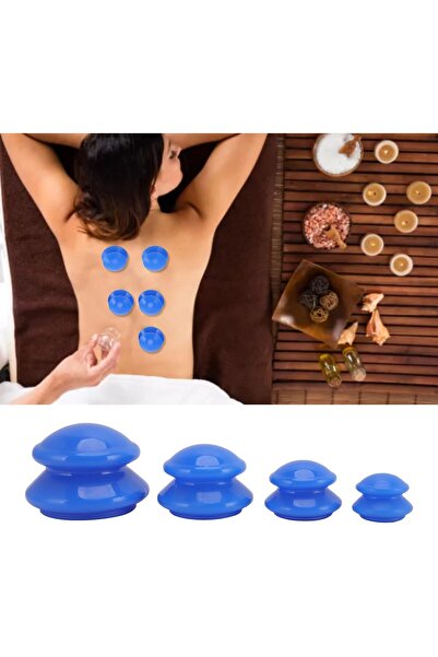 UBX Комплект от 4 вендузи за антицелулитен масаж, значителни за имунитета на ...