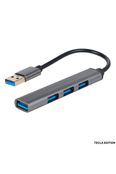 TECLA EDITION USB Hub 4in1 with 1 USB 3.0 Port and 3 USB 2.0 Ports - Compact ...