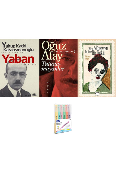 İletişim Yayınları Yaban + Tutunamayanlar + Fakat Müzeyyen Bu Derin Bir Tutku...