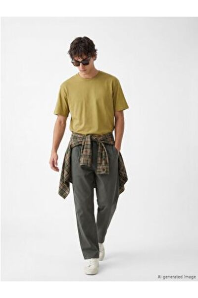 LC Waikiki Standart Kalıp Gabardin Pileli Erkek Pantolon