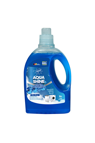 Aqua Shine Liquid Detergent Blue Breeze 3 Liter | Bulk washing | Suitable for...