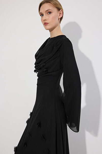 Touché Privé Lined chiffon dress