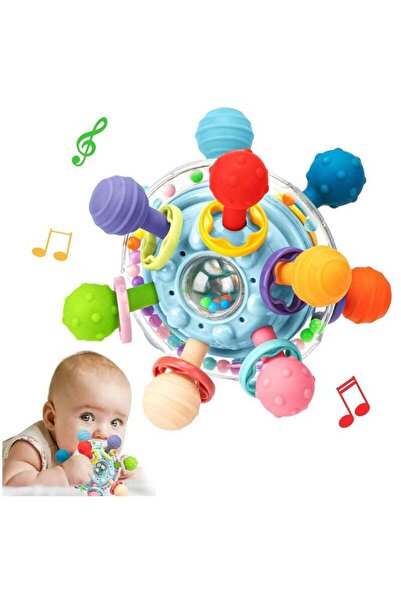 Arabest Baby Sensory Teething Toys-Newborn Teething Ball - Rattle Sensory Inf...