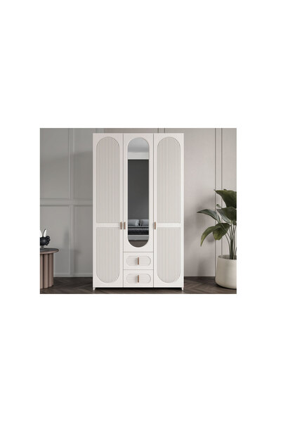 CaddeYıldız Viterbo Gardrop - 3 Kapılı