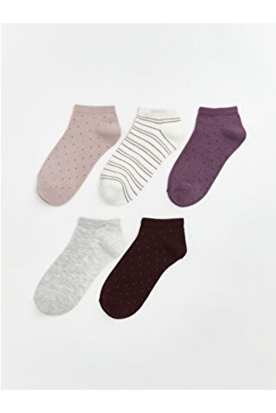 LC Waikiki Patterned Women's Booties Socks 5-Pack
