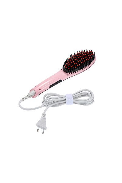 zola Electric hair straightening brush, ceramic, LCD display, 29 W, ON/OFF sw...