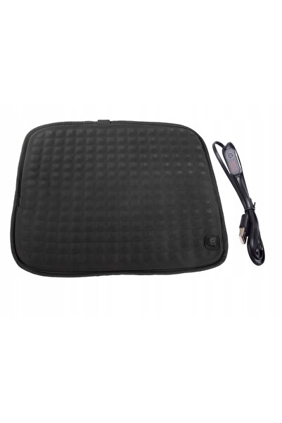 zola Gel seat cushion with heating, 5 levels, 44x38.5 cm, black