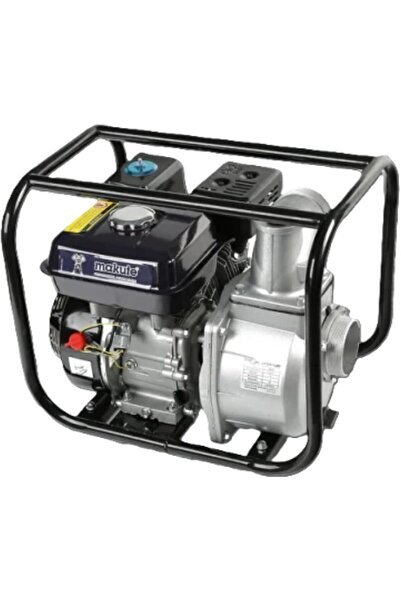 MAKUTE مضخة مياه تعمل بالبنزين بمخرج 3 بوصات، أقصى ارتفاع للرفع 27 مترًا، معد...