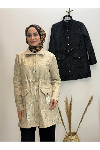 JOOQSTORE Batik Desen Kapitone Ceket