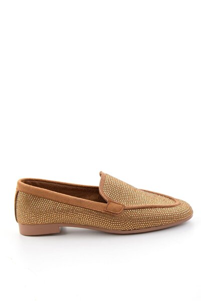 Bambi Taba Kadın Loafer Ayakkabı K01671058087