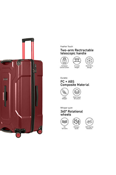 Tom Cruiser Trunck Case 3pcs Hard Shell Trolley Set (20", 24", 28") – 2Y