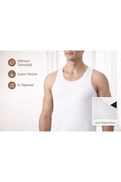 QULAT قميص داخلي رجالي من Berrak مقطوع بالليزر وغير مرئي وبدون خياطة 85% قطن ...